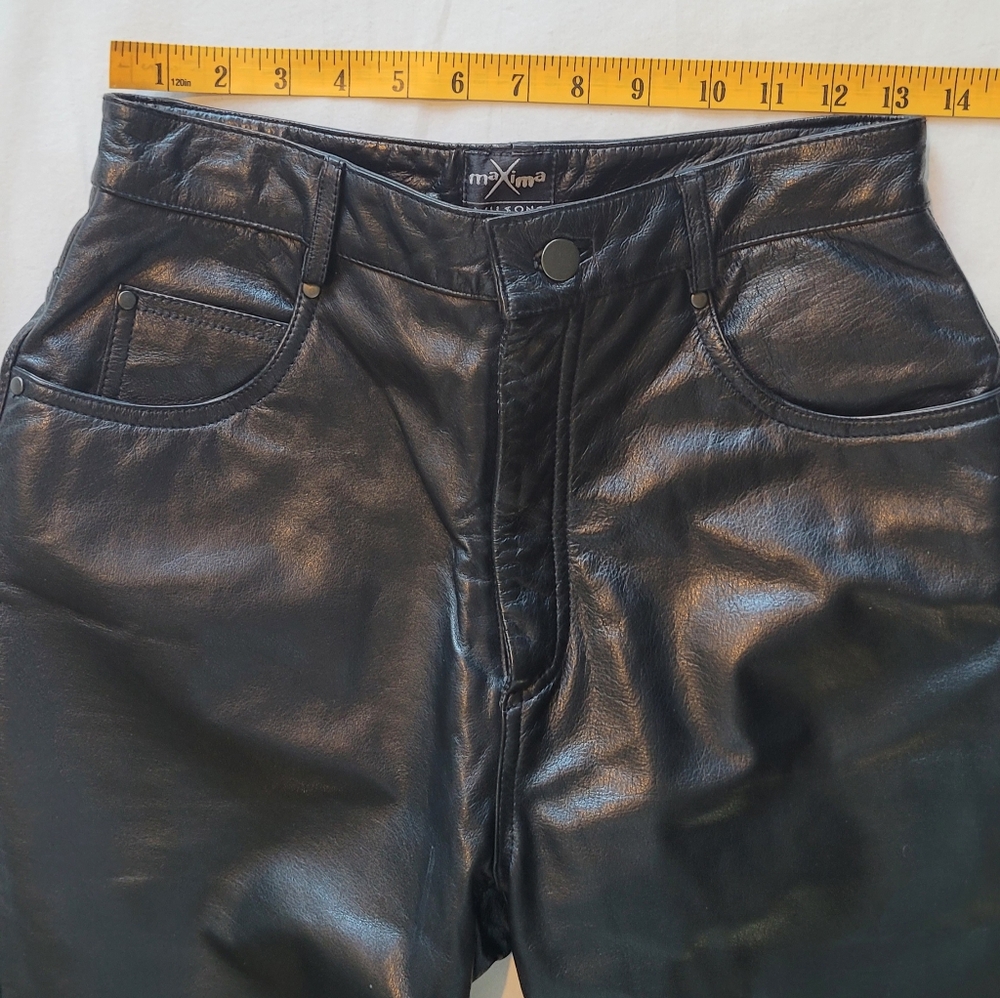 Maxima Wilson’s Leather Pants Size 10 - Picture 10 of 14
